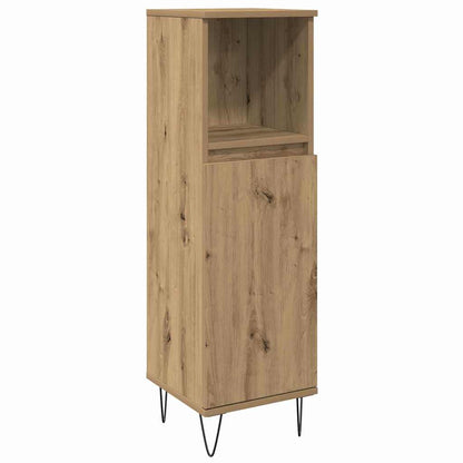 Set di mobili per il bagno con porta 3 pcs Rovere artigianale