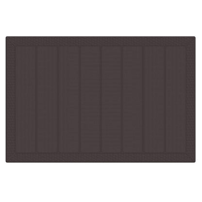Set da Pranzo per Giardino 5 pcs Marrone Rattan Polt