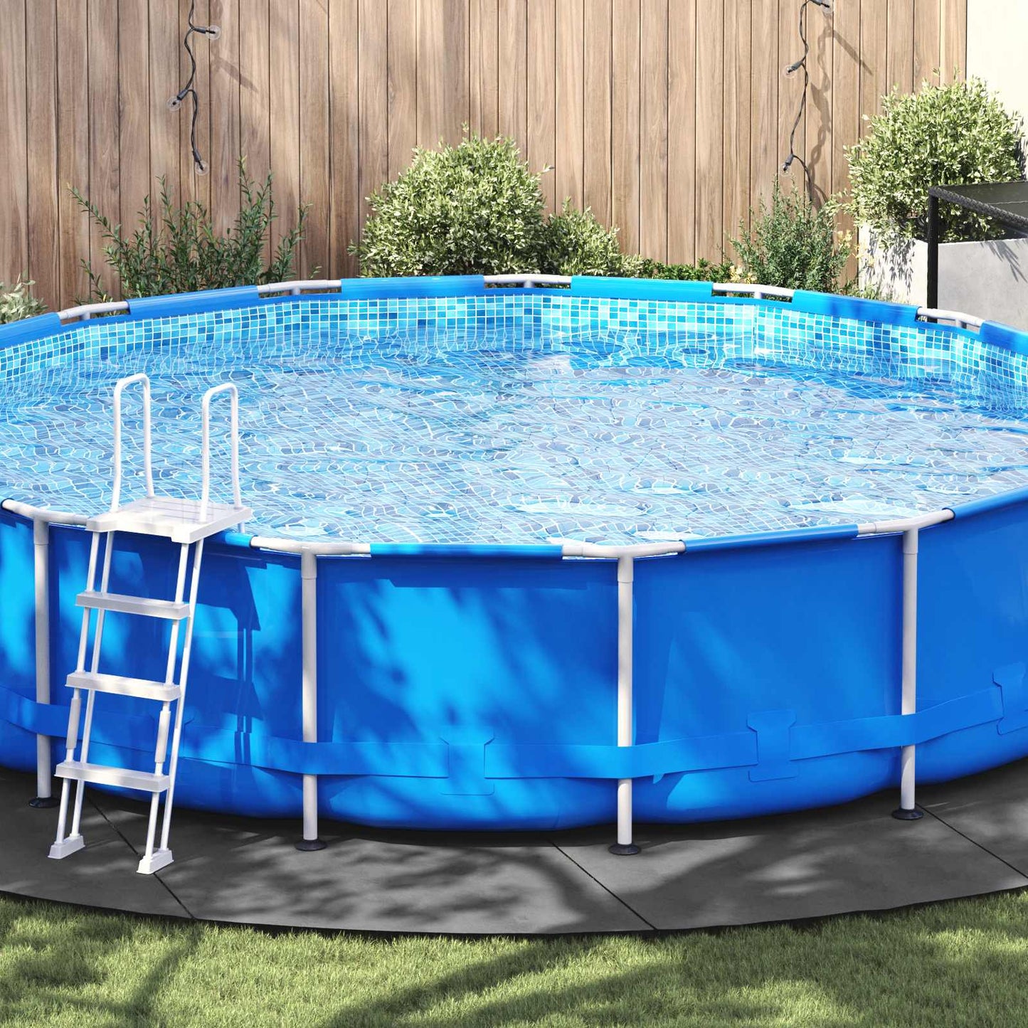 Telo per Fondo Piscina Grigio chiaro Ã˜ 610 cm