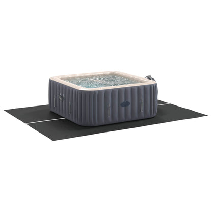 Telo per Fondo Piscina Regolabile Nero 300 x 220 x 0,1 cm