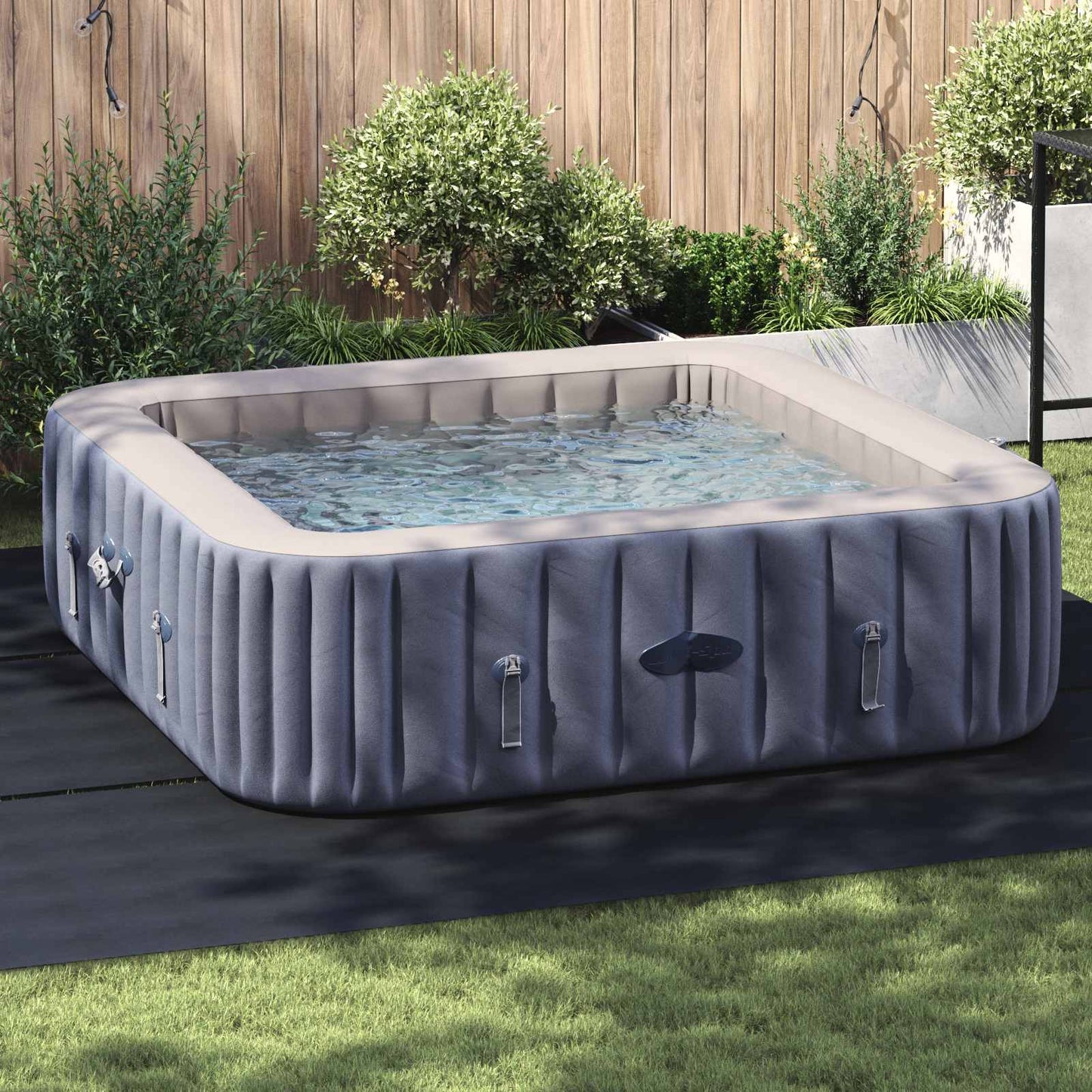 Telo per Fondo Piscina Nero 396 x 396 x 0,1 cm