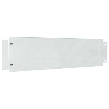 Bordure per prato 5 pcs Argento 100 x 25 x 0,07 cm