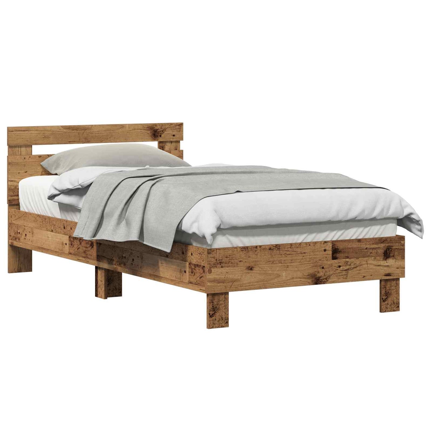 Struttura del letto con testiera Legno vecchio 193 x 95 x 88 cm