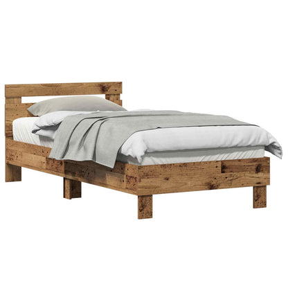 Struttura del letto con testiera Legno vecchio 193 x 95 x 88 cm
