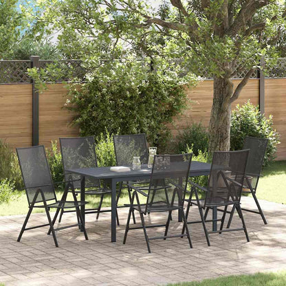 Set da Pranzo per Giardino 7 pcs Antracite