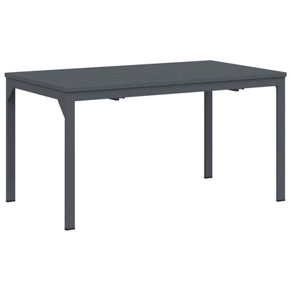 Set da Pranzo per Giardino 9 pcs Antracite