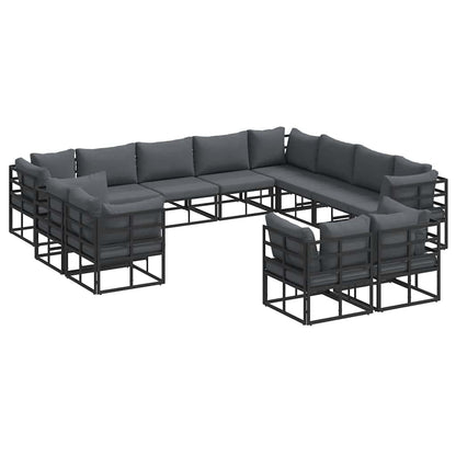 Set Divano da Giardino con cuscino 12 pcs