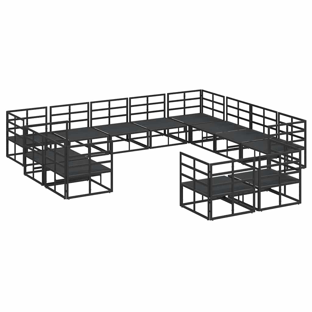 Set Divano da Giardino con cuscino 12 pcs