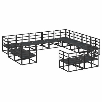 Set Divano da Giardino con cuscino 12 pcs