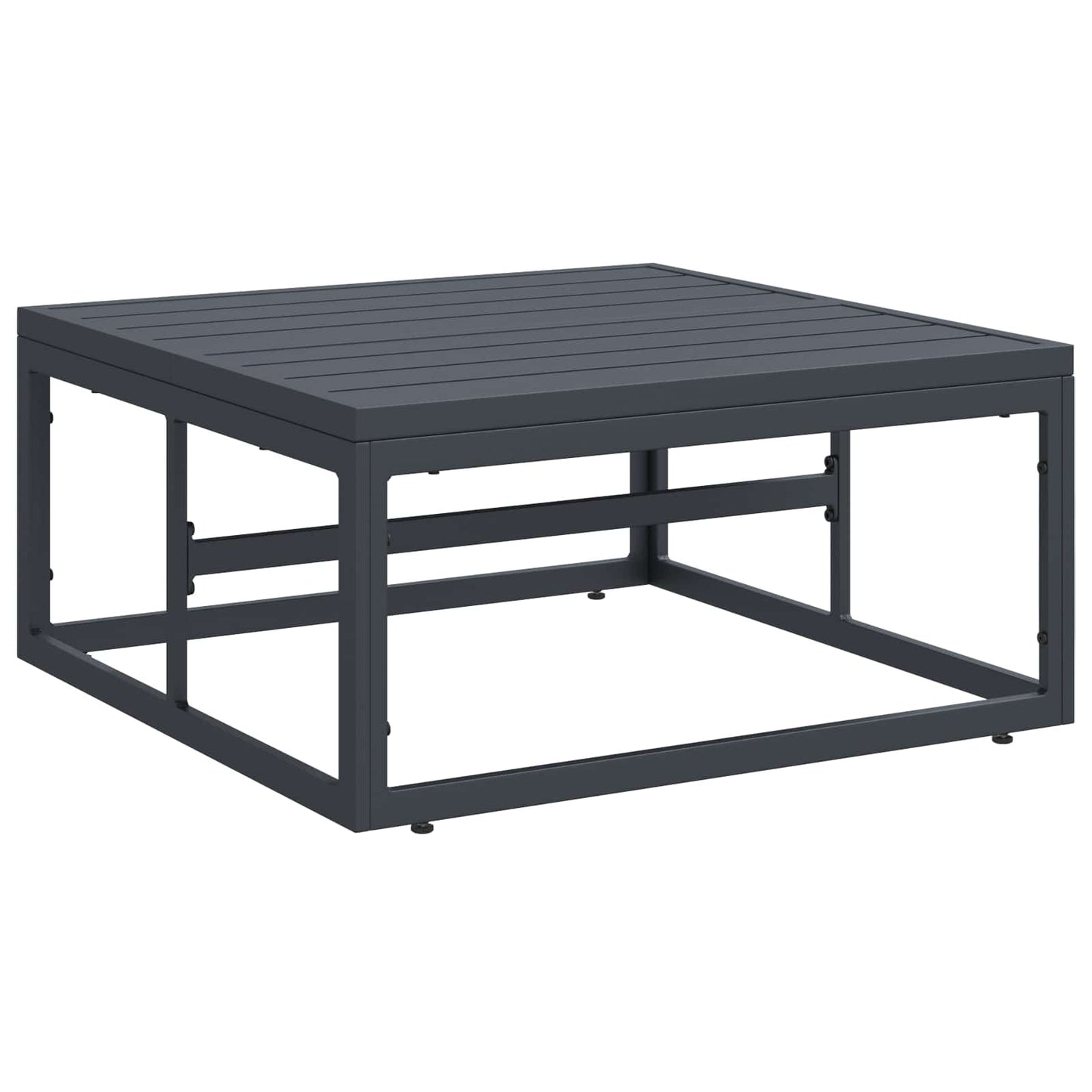 Set Divano da Giardino con cuscino 8 pcs Nero Acciaio