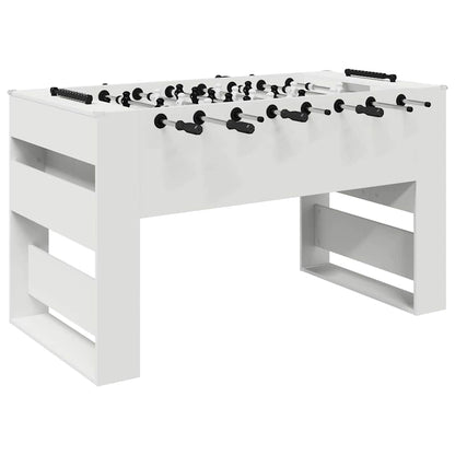 Tavolo da Foosball Bianco 146,5 x 74 x 85 cm Legno multistrato