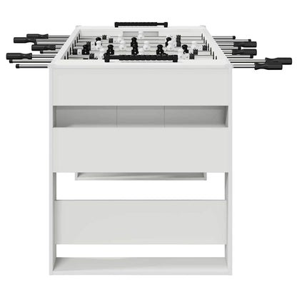 Tavolo da Foosball Bianco 146,5 x 74 x 85 cm Legno multistrato