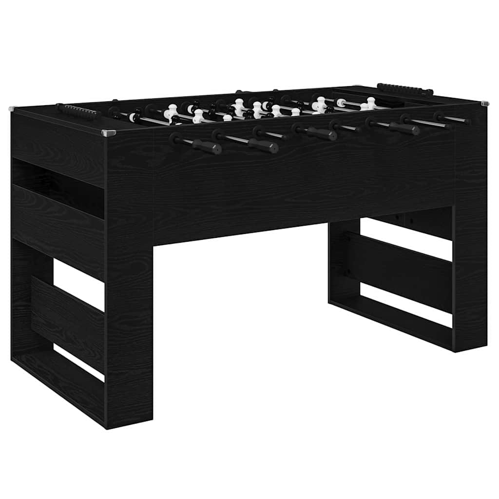 Tavolo da Foosball Rovere Nero 146,5 x 74 x 85 cm