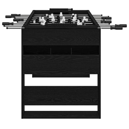Tavolo da Foosball Rovere Nero 146,5 x 74 x 85 cm
