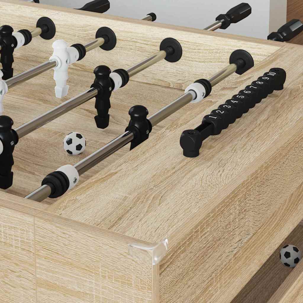 Tavolo da Foosball Rovere Sonoma 146,5 x 74 x 85 cm