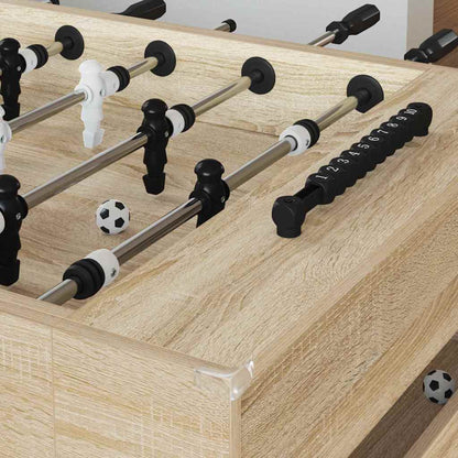 Tavolo da Foosball Rovere Sonoma 146,5 x 74 x 85 cm