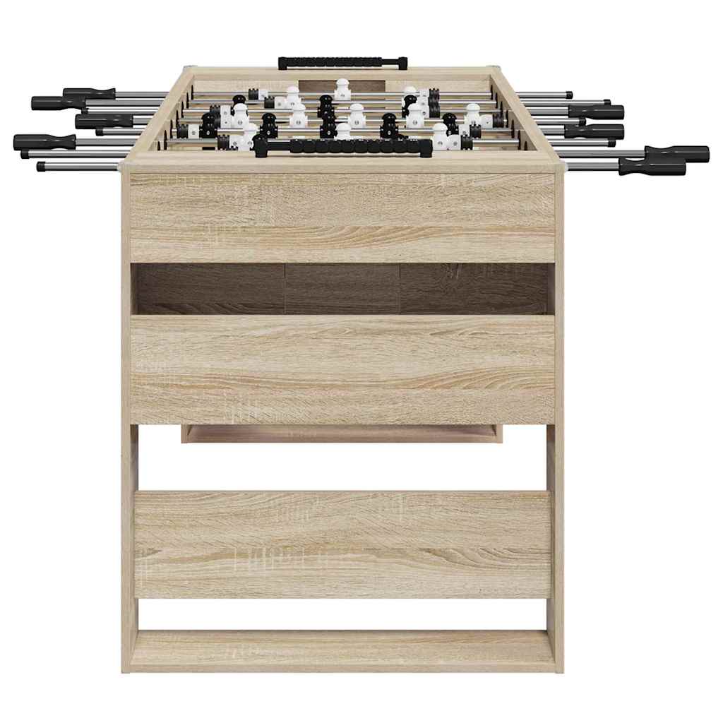Tavolo da Foosball Rovere Sonoma 146,5 x 74 x 85 cm