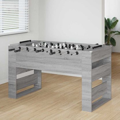 Tavolo da Foosball Sonoma grigia 146,5 x 74 x 85 cm