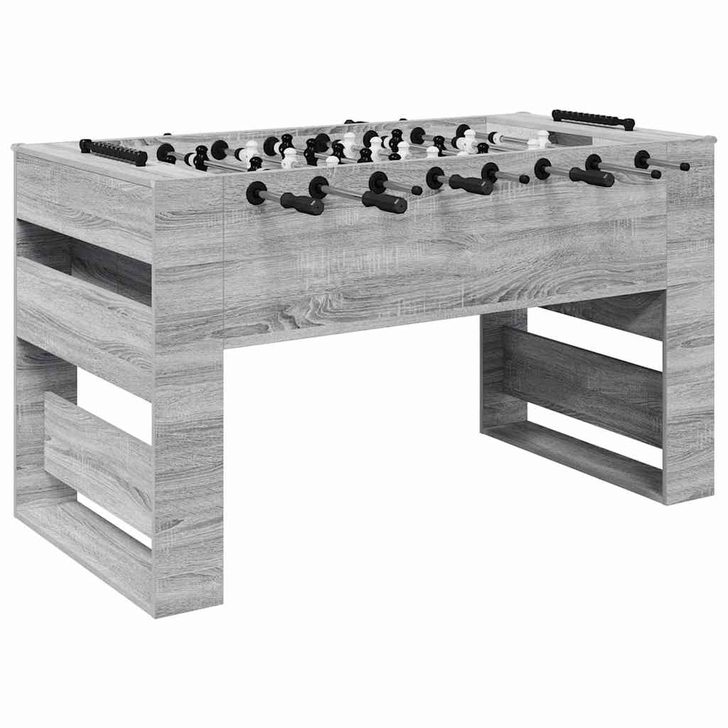 Tavolo da Foosball Sonoma grigia 146,5 x 74 x 85 cm