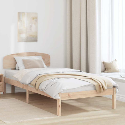 Struttura del letto Naturale 90 x 190 cm Pino massello
