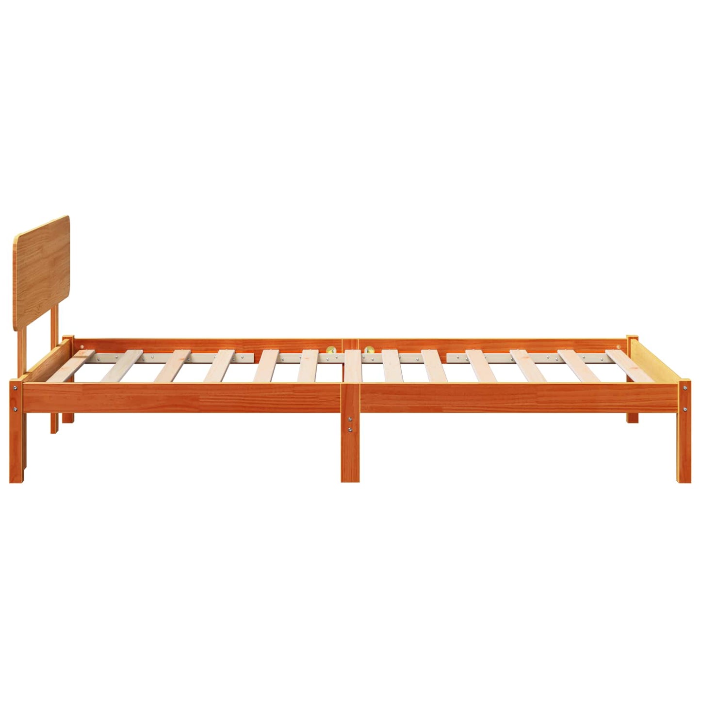 Struttura del letto Marrone cerato 100 x 200 cm Pino massello