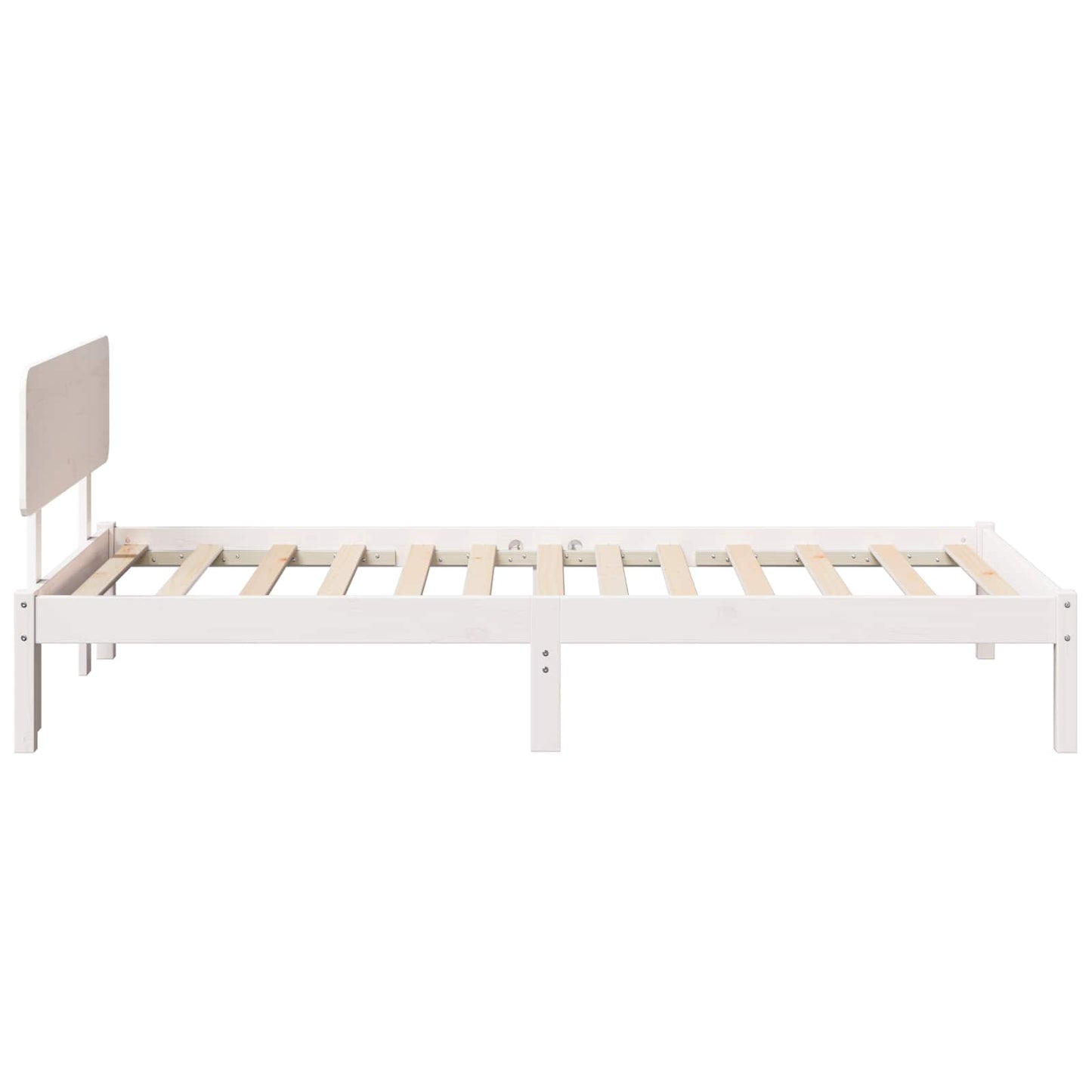 Struttura del letto Bianco 80 x 200 cm Pino massello