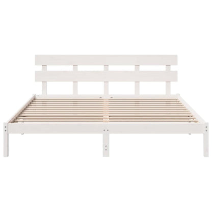 Struttura del letto Bianco 180 x 200 cm Legno massello di pino