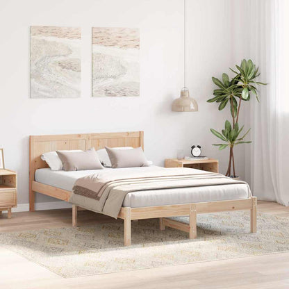 Struttura del letto Marrone 120 x 200 cm Legno massello di pino