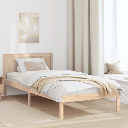 Struttura del letto Marrone 80 x 200 cm Legno massello di pino