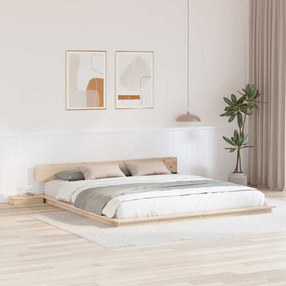 Struttura del letto Marrone 180 x 200 cm legno