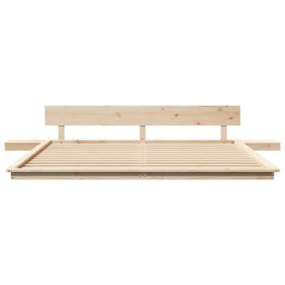 Struttura del letto Marrone 180 x 200 cm legno
