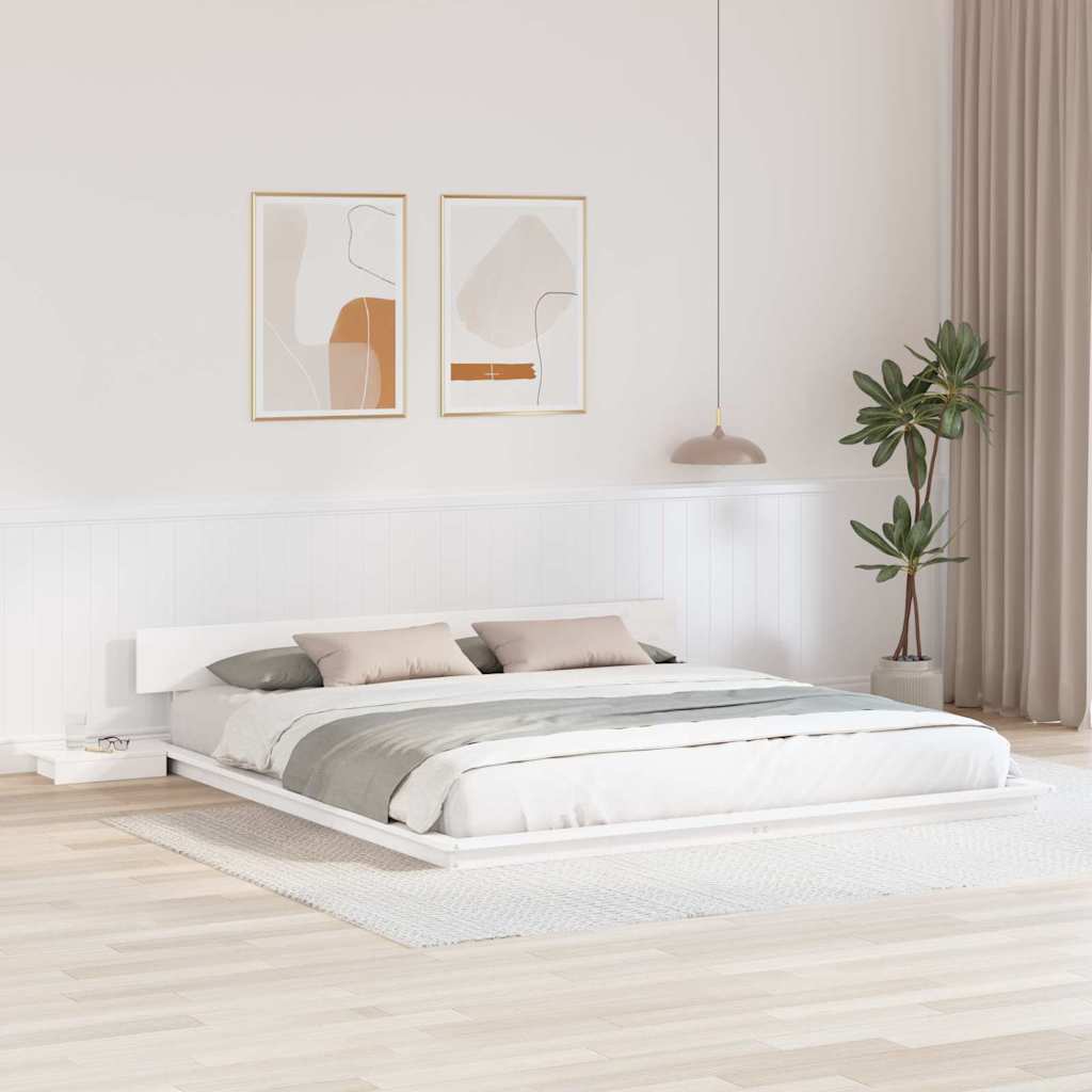 Struttura del letto Bianco 180 x 200 cm legno