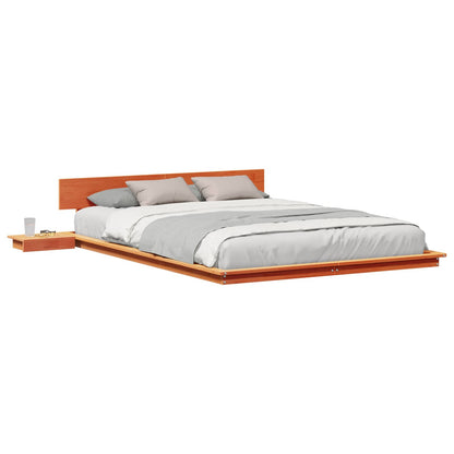 Struttura del letto Marrone 160 x 200 cm legno