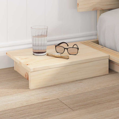 Struttura del letto Marrone 150 x 200 cm legno