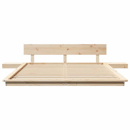 Struttura del letto Marrone 150 x 200 cm legno