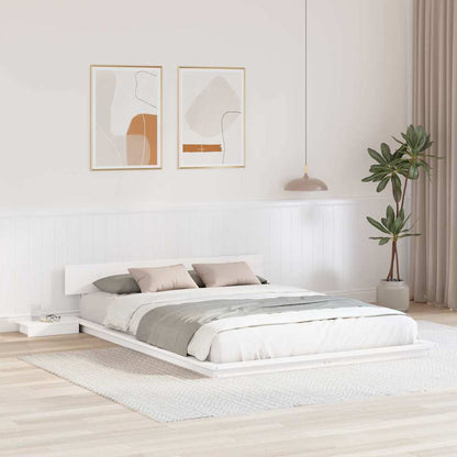 Struttura del letto Bianco 140 x 200 cm legno