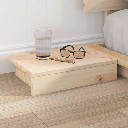 Struttura del letto Marrone 140 x 190 cm legno