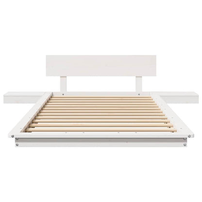 Struttura del letto Bianco 90 x 200 cm legno