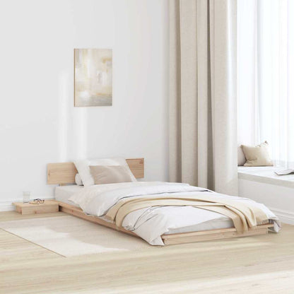 Struttura del letto Marrone 80 x 200 cm legno