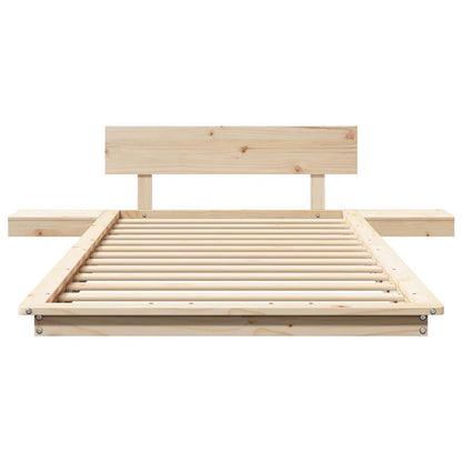 Struttura del letto Marrone 90 x 190 cm legno