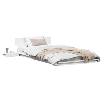 Struttura del letto Bianco 90 x 190 cm legno