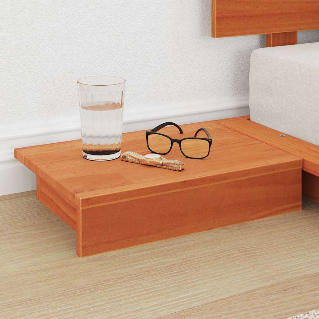 Struttura del letto Marrone 90 x 190 cm legno