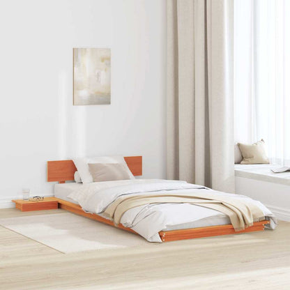 Struttura del letto Marrone 90 x 190 cm legno