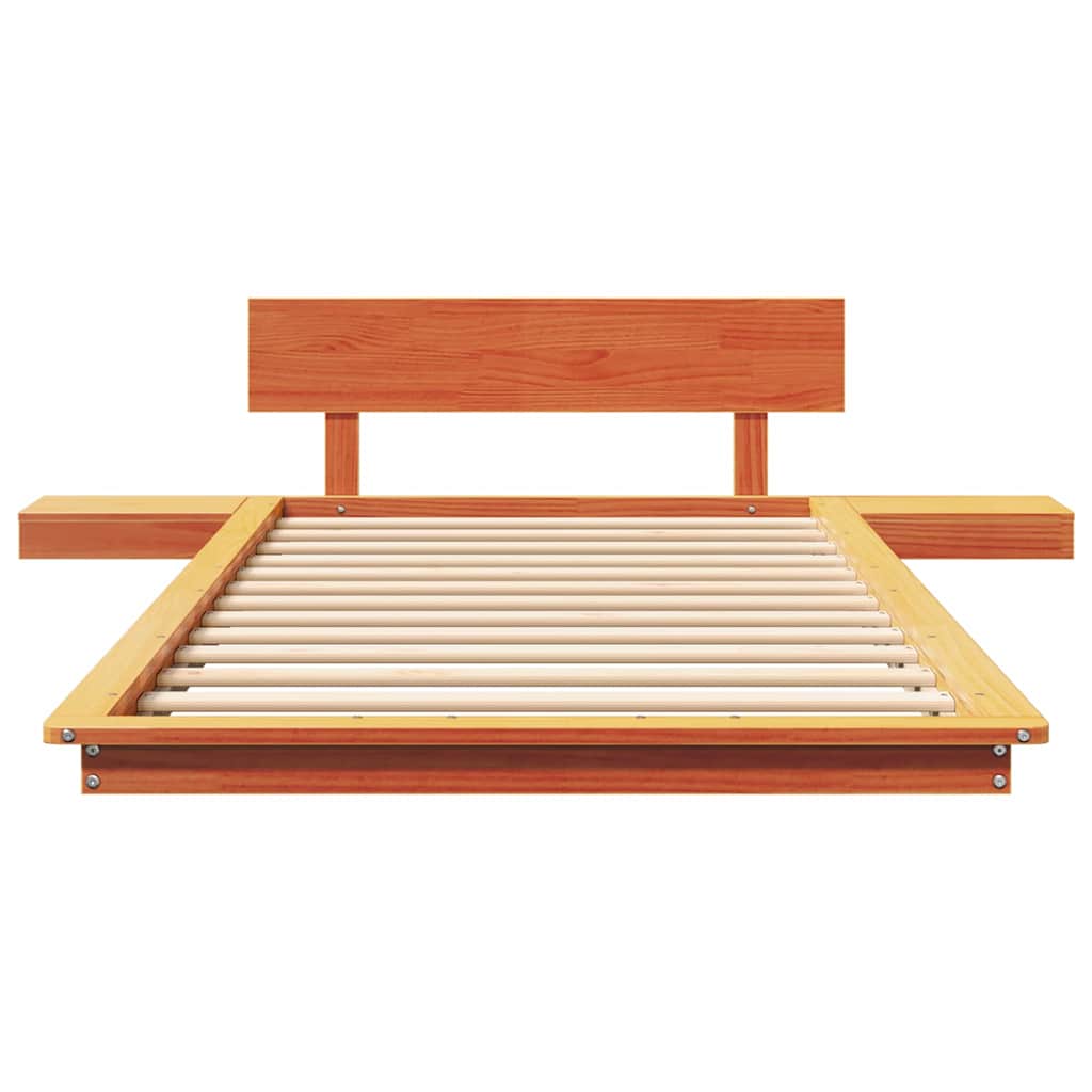 Struttura del letto Marrone 90 x 190 cm legno