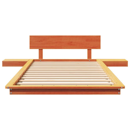 Struttura del letto Marrone 90 x 190 cm legno