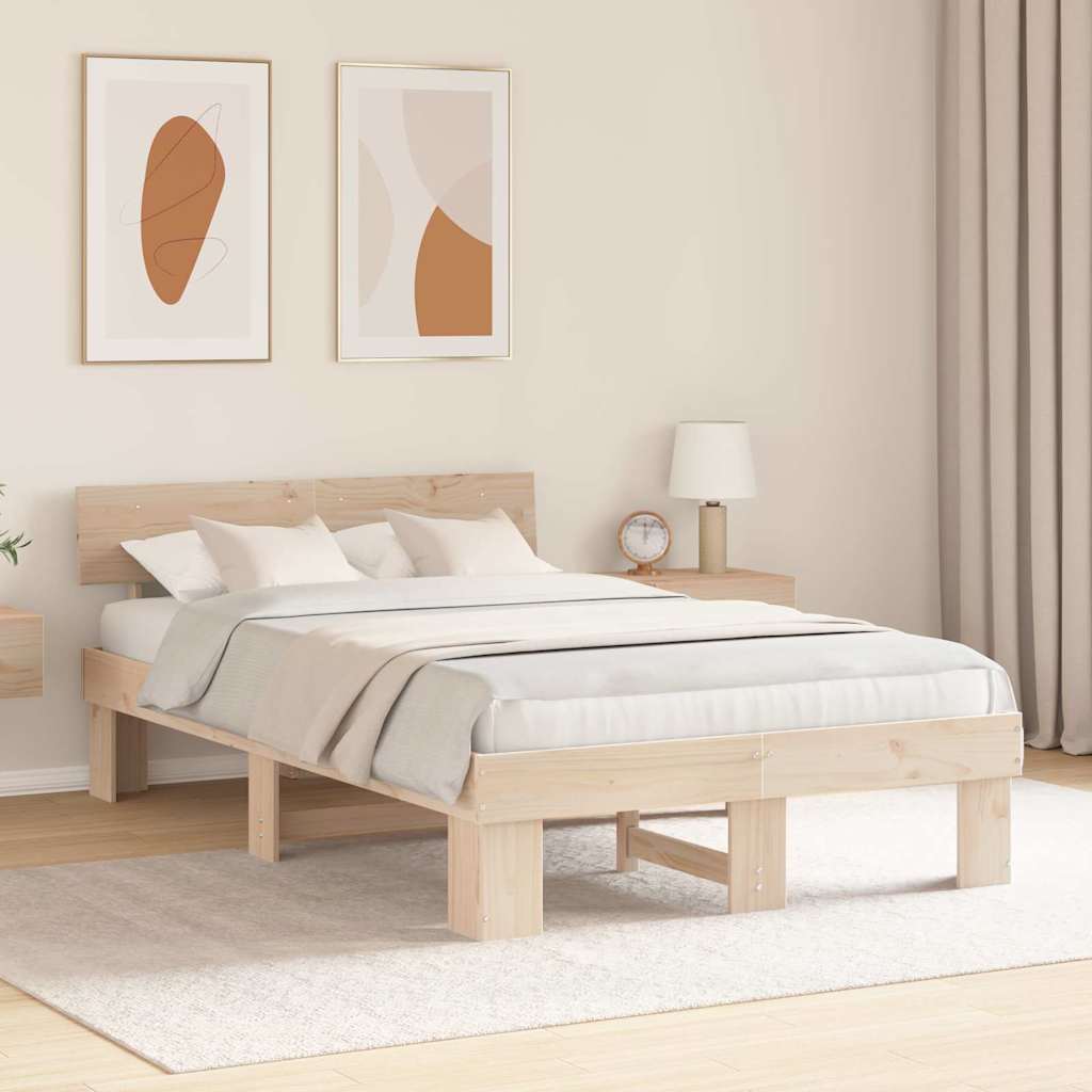 Struttura del letto Naturale 120 x 190 cm Pino massello