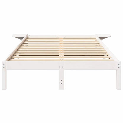Struttura del letto Bianco 120 x 190 cm Pino massello