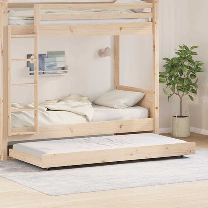 Struttura del letto Marrone 80 x 200 cm Legno massello di pino