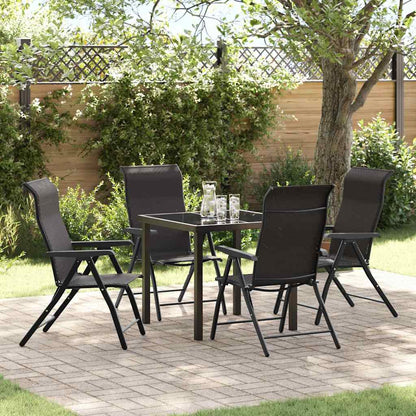 Set da Pranzo per Giardino 5 pcs CaffÃ¨ nero