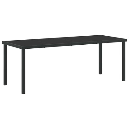 Set da Pranzo per Giardino 9 pcs CaffÃ¨ nero